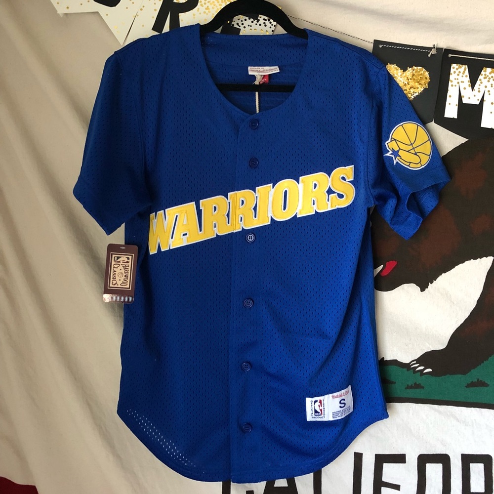 NWT Golden State Warriors Baseball Style Jersey